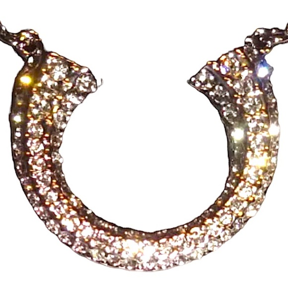 $78 Rebecca Minkoff Double Tusk Pendant Necklace Lobster Clasp Velvet Snap Pouch - Picture 3 of 9